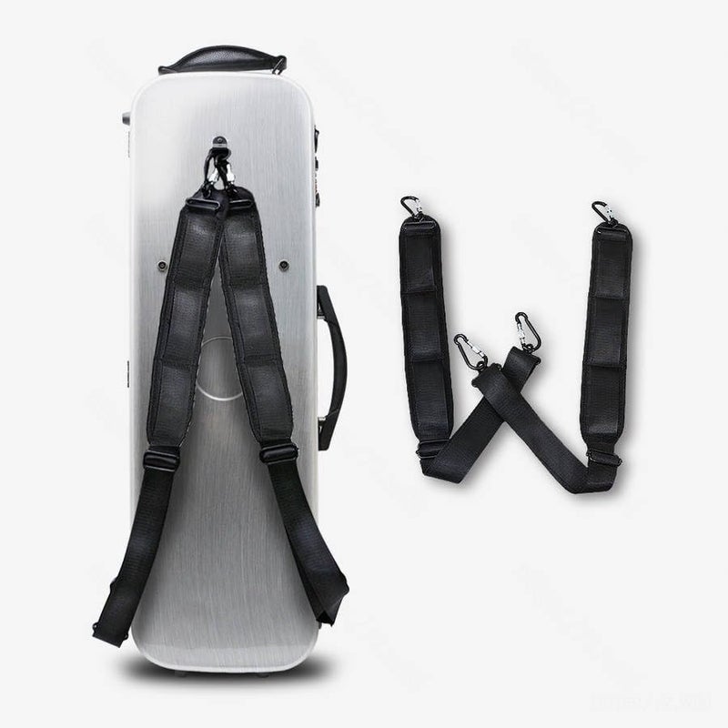 YoungMonic 2pcs Shoulder Strap Replacement Padded Adjustable Bag Strap with Hooks for Laptop Violin Viola Cello Case Straps - Image 5